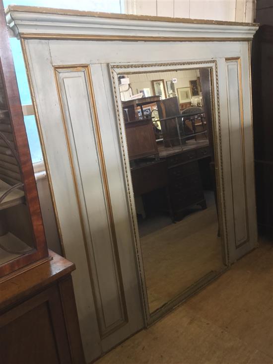 Large overmantle mirror